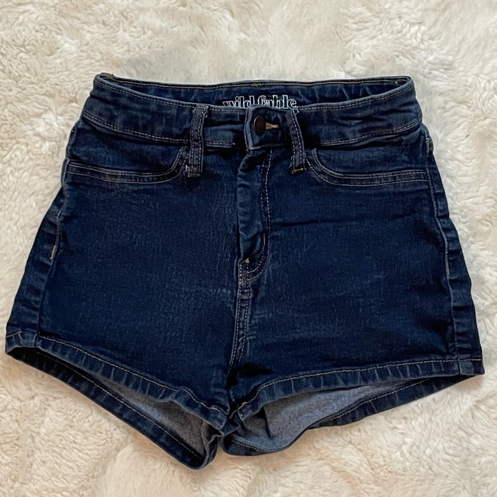 High Rise Jean Short